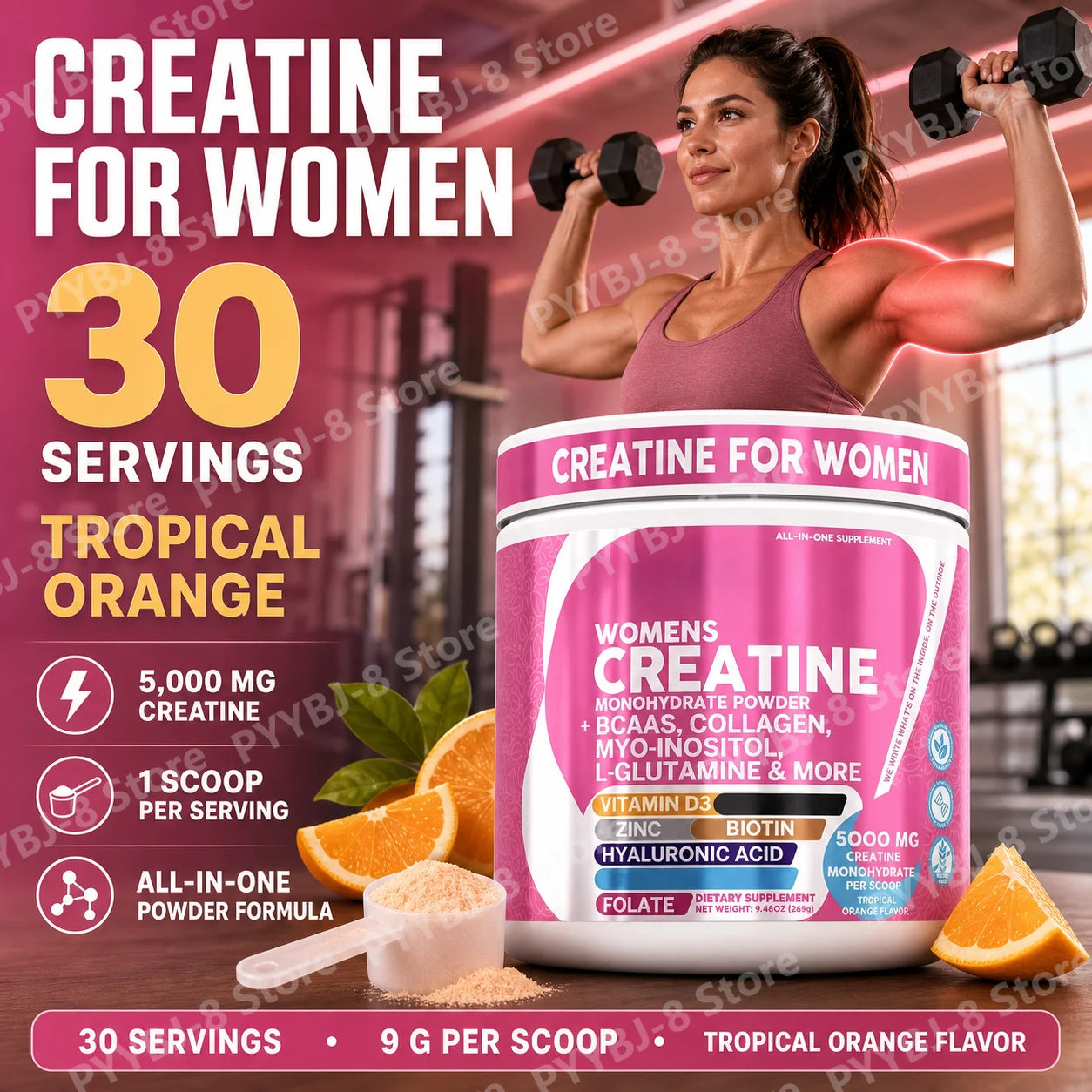 Vibrant Women's Fitness & Beauty Powder